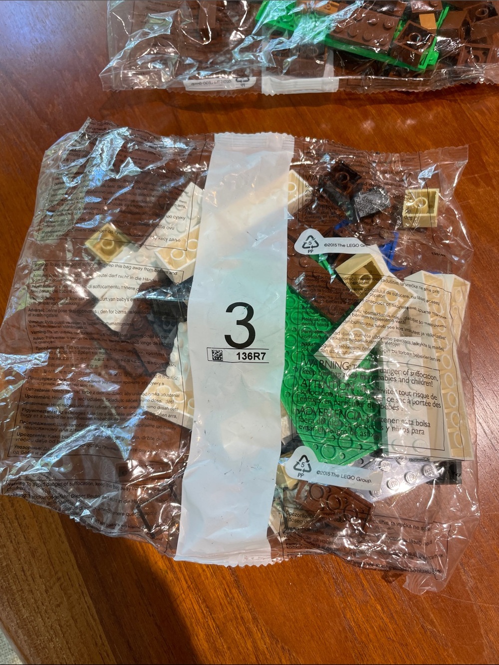 Lego sealed bags 136R7 bags 3, 4, and 5 year 2015 and two bags from 2007 - Picture 2 of 11